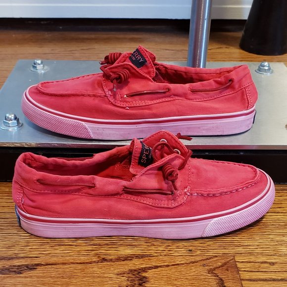 Sperry Shoes - SPERRY TOP-SIDER red loafer 8